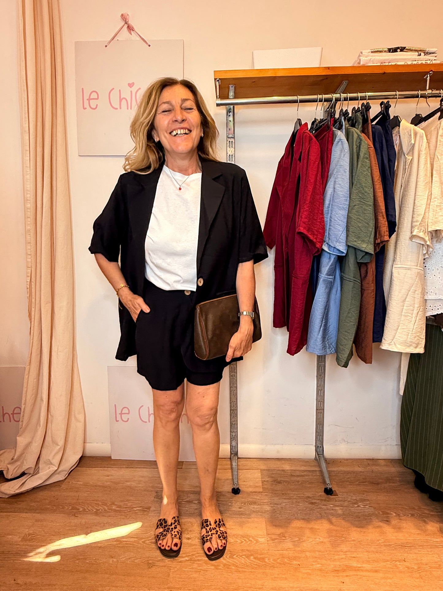 SALDI|Completo bermuda viscosa Marina