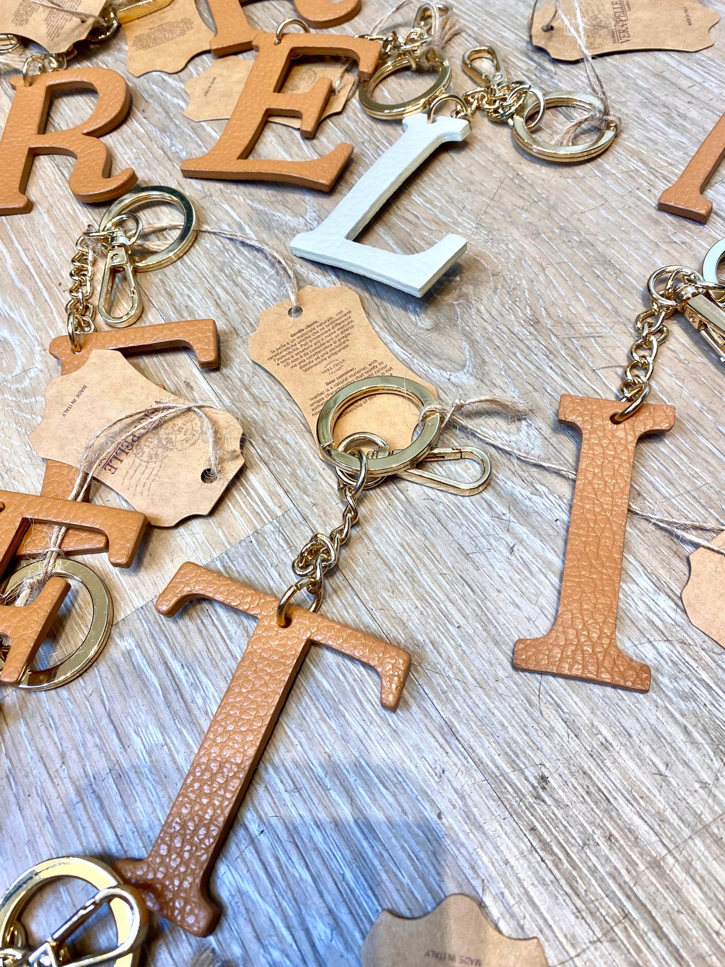 Lettera portachiavi- charm