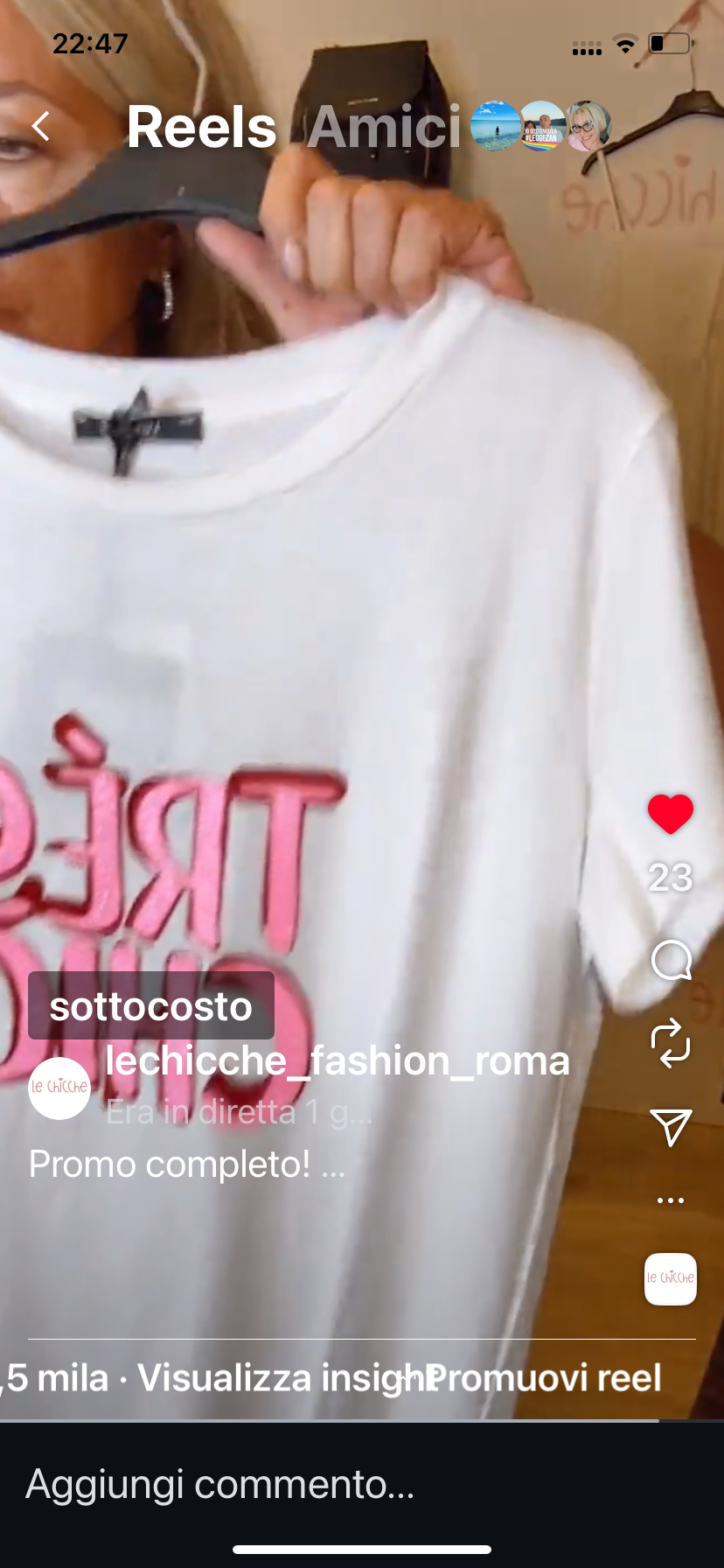 T-shirt Lumina chic