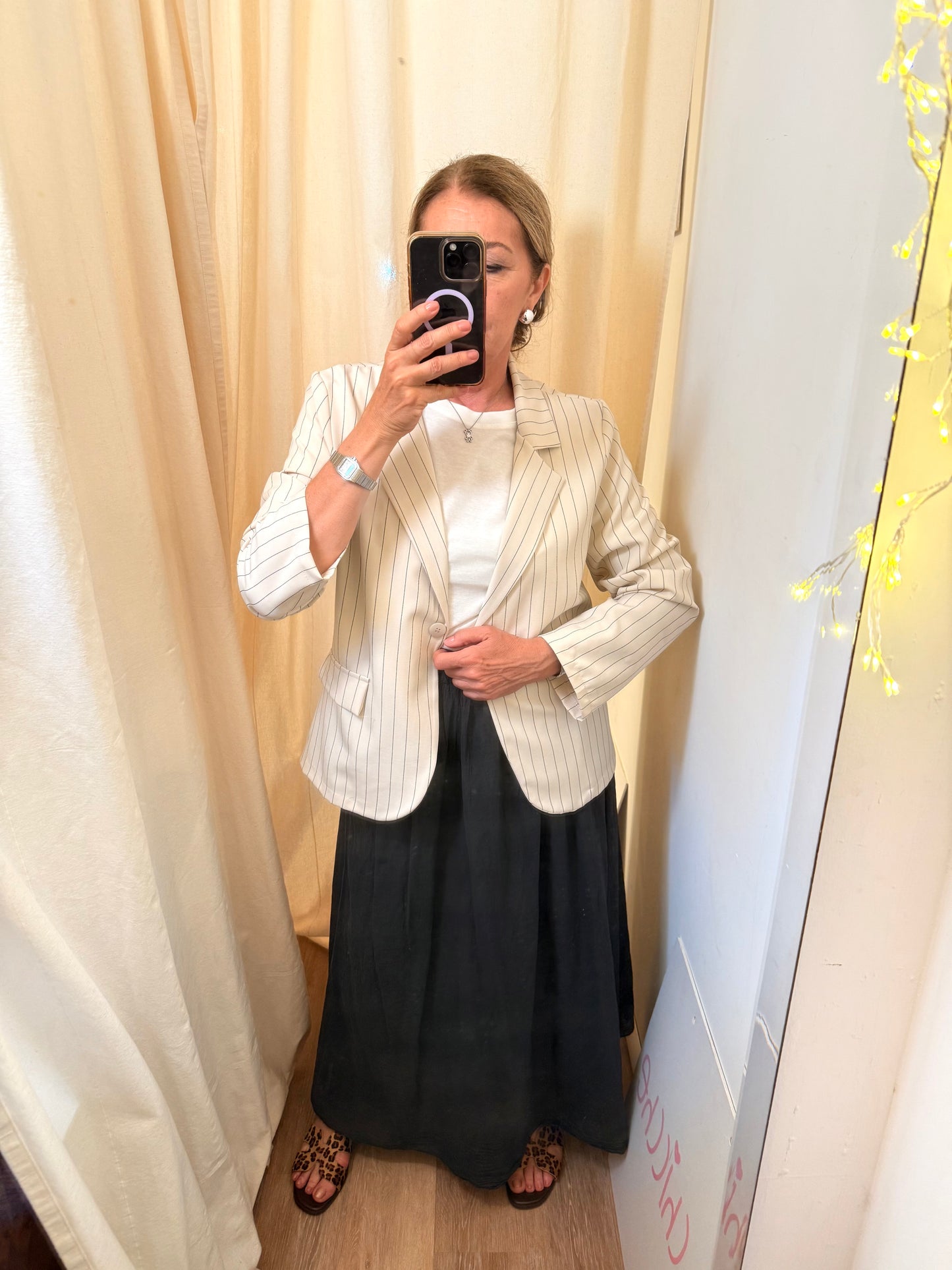 SALDI|Gonna lunga in viscosa Priscilla