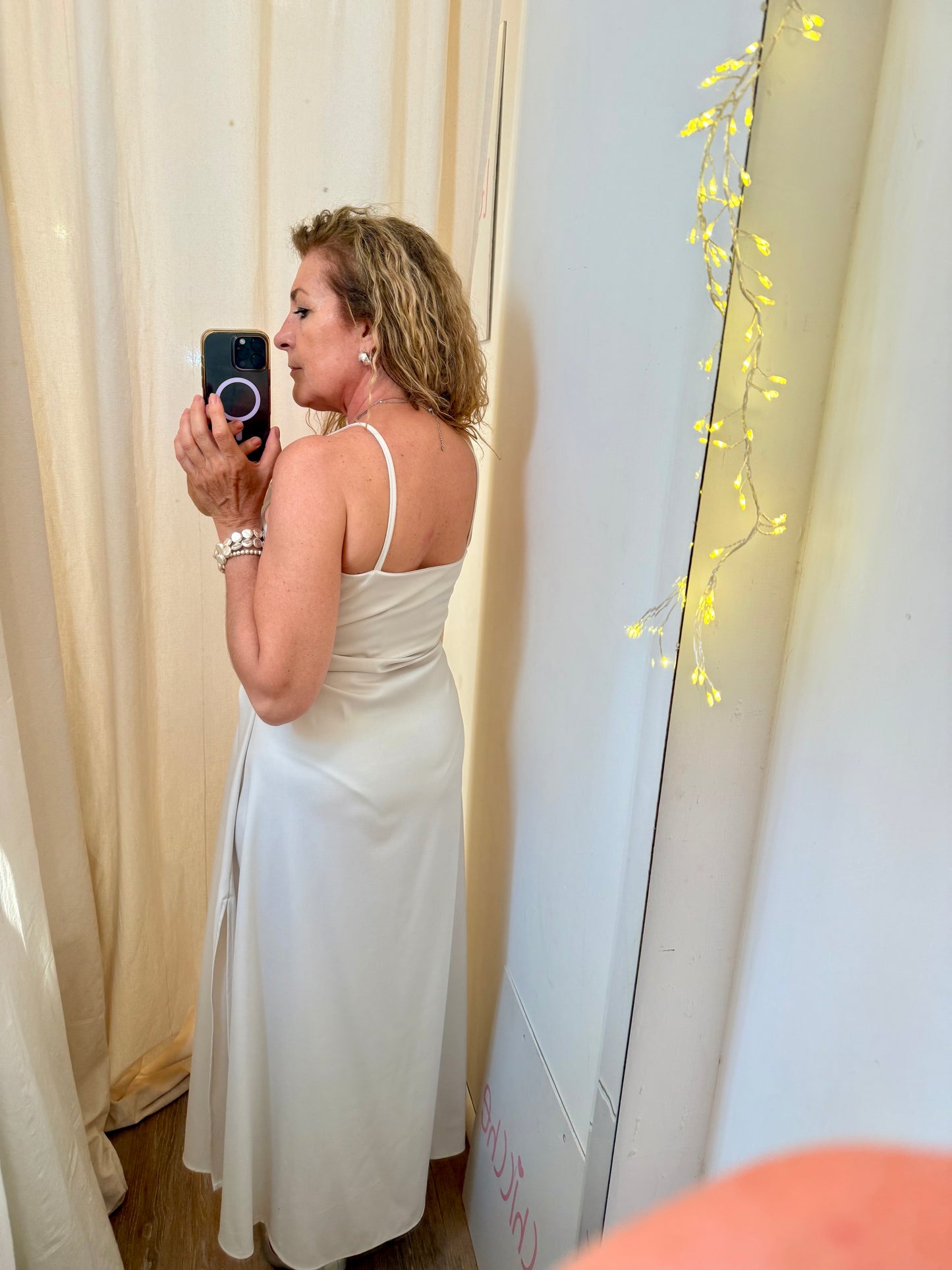 SALDI|Abito Lumina bianco latte sconto 80%