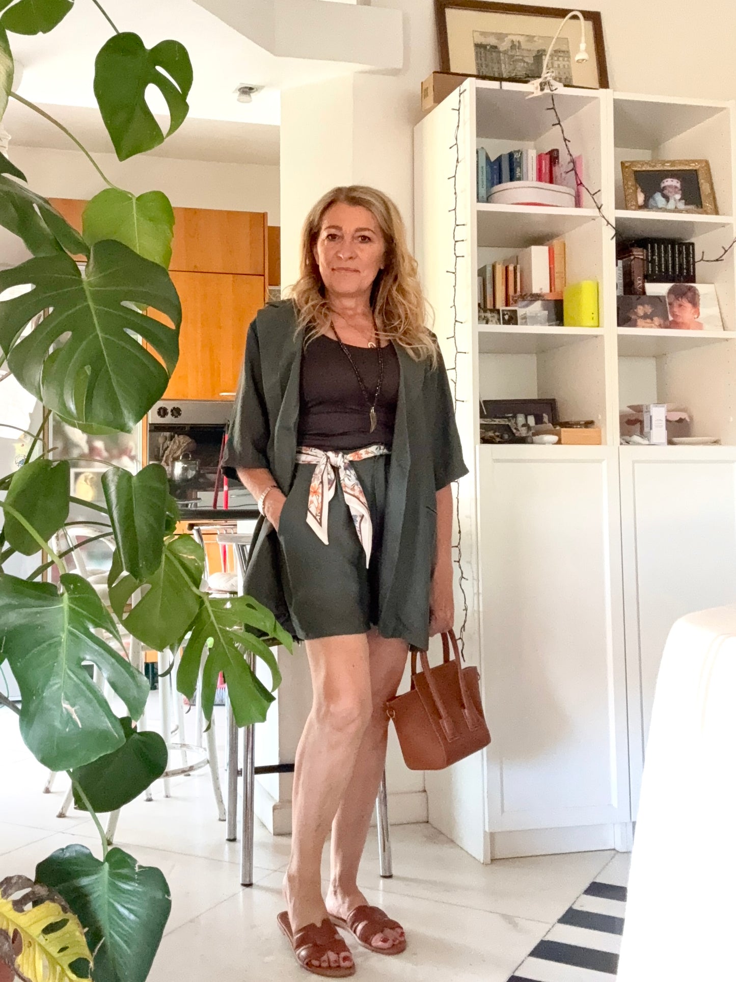 SALDI|Completo bermuda viscosa Marina