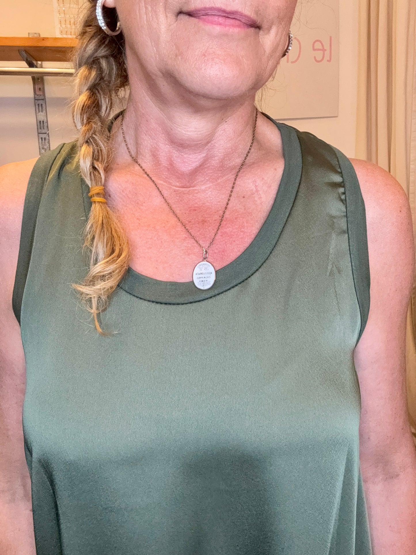 SALDI|Abito ampio in raso Genny 23233