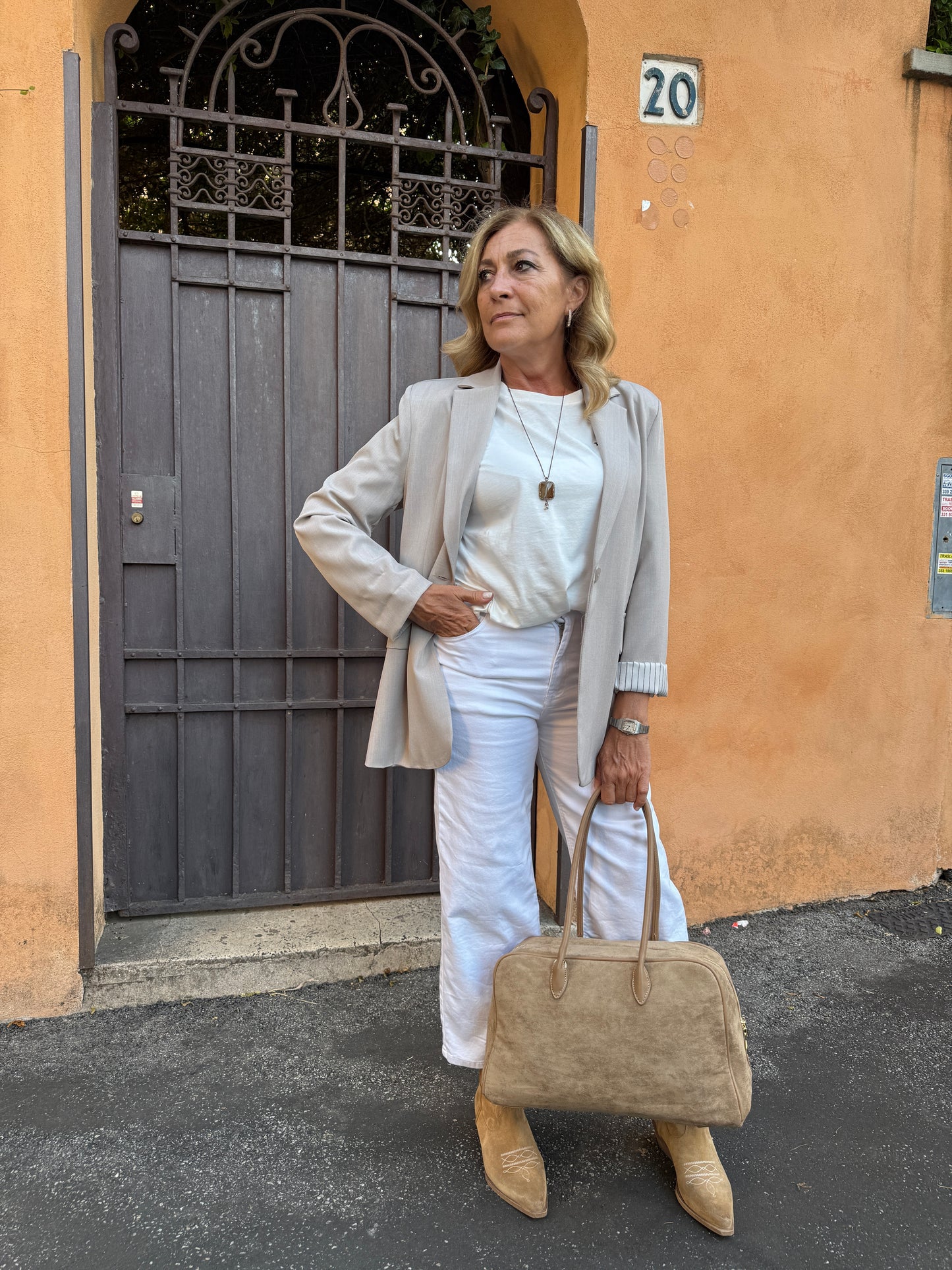 Borsa 👜 eco-camoscio