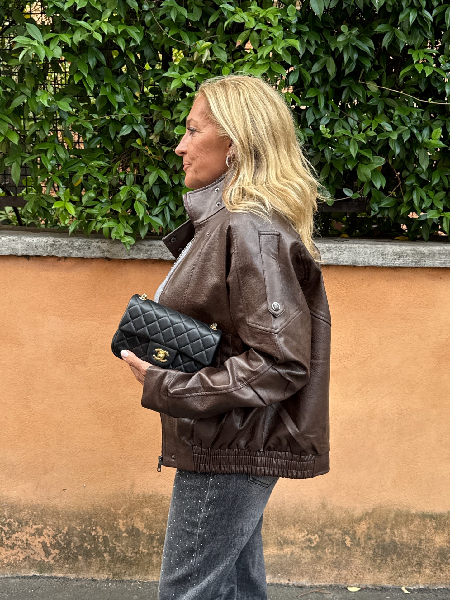 Giubbotto in ecopelle Susan