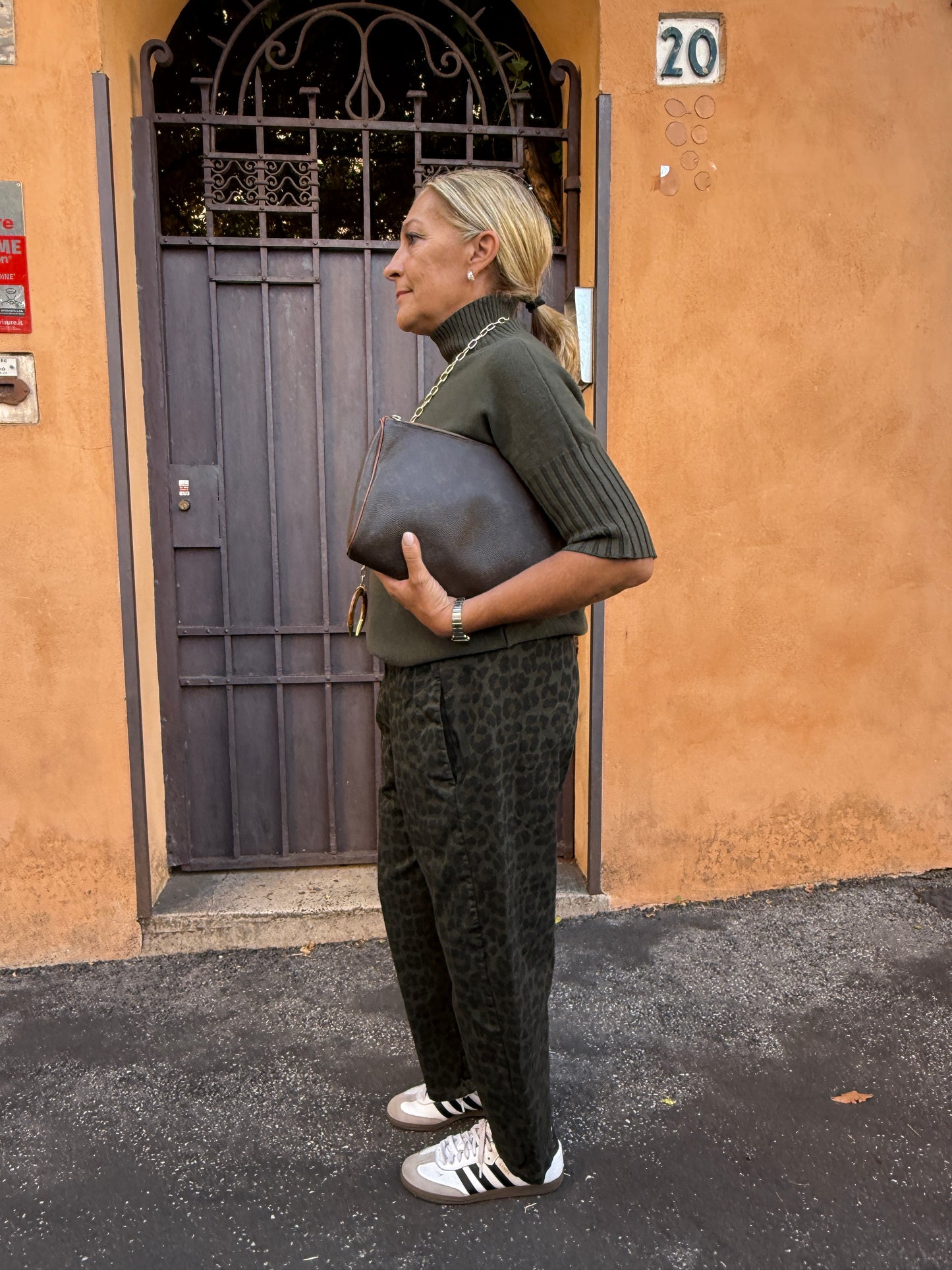 Pantaloni Ovetto animalier