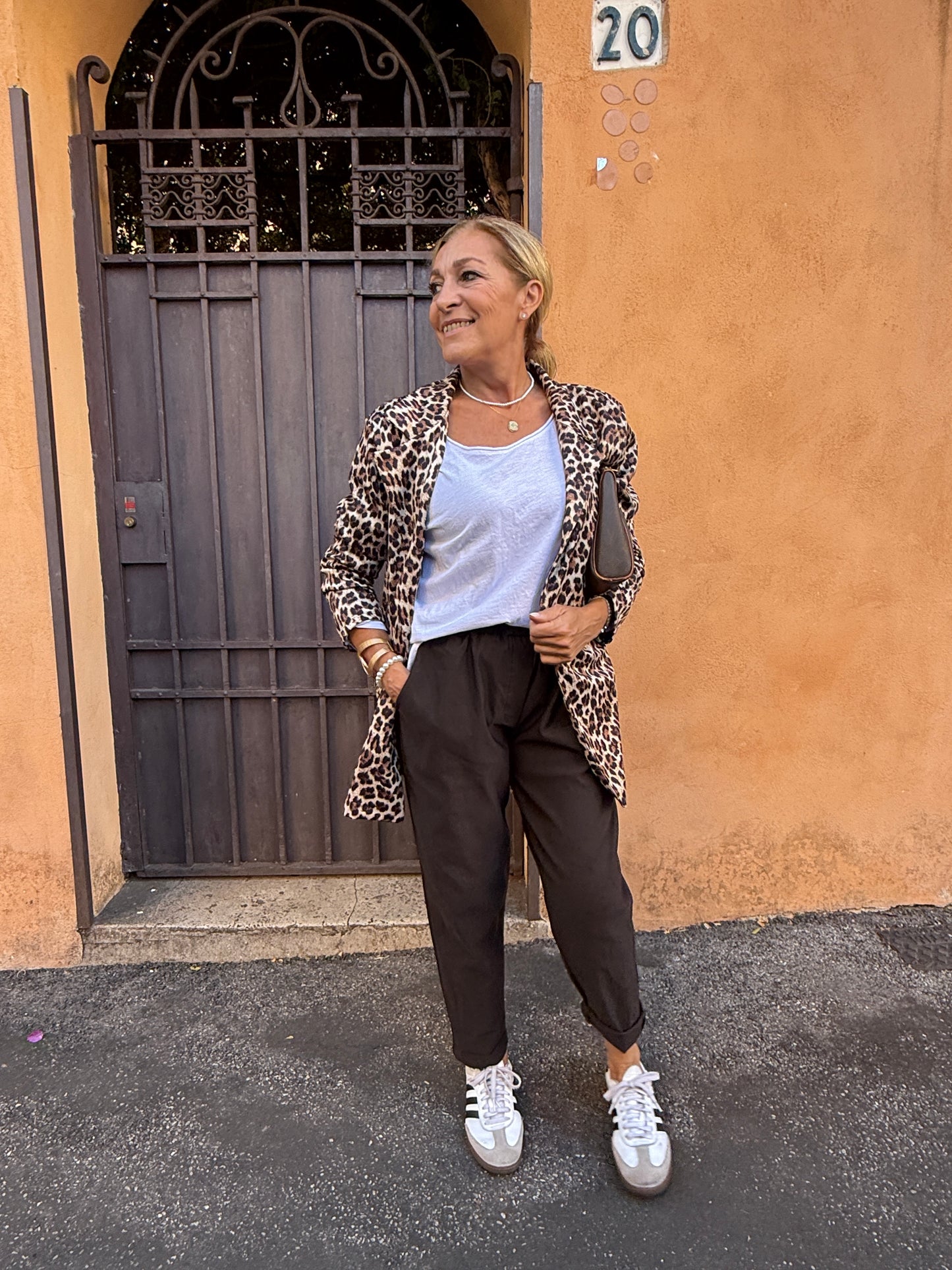 8235 giacca leopardata Curvy