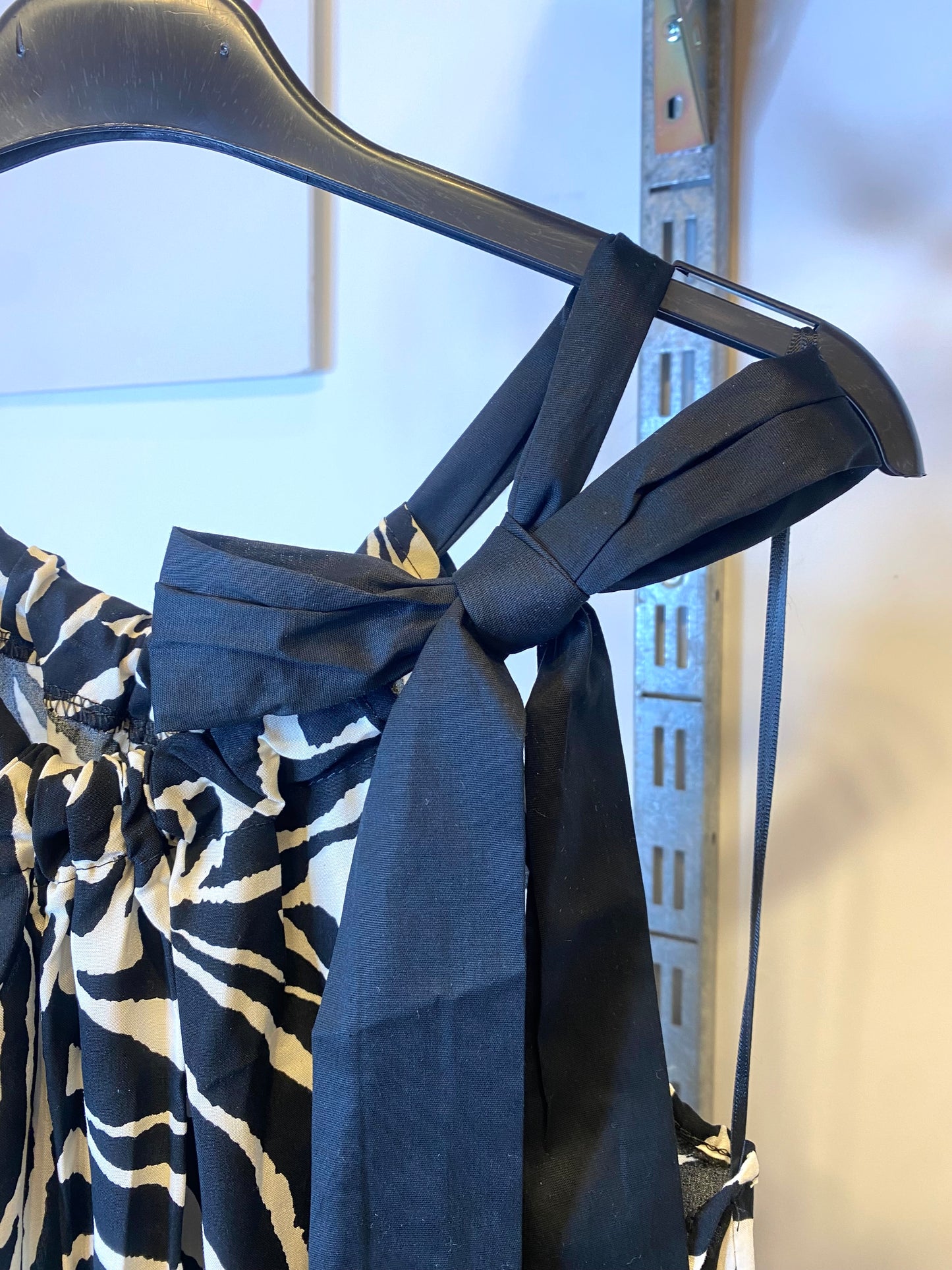 Abito fiocco animalier e zebra