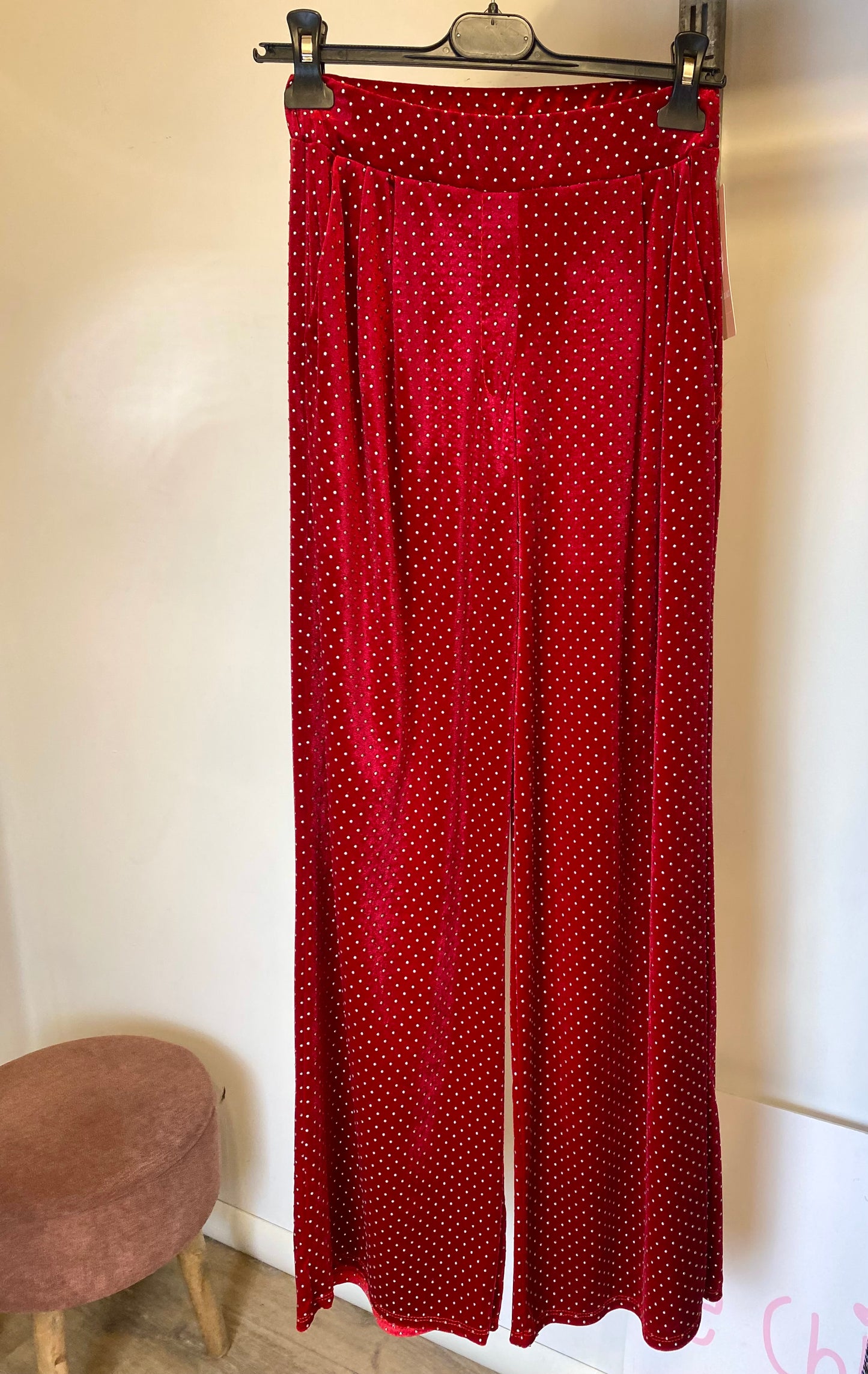 Pantalone palazzo borchiette