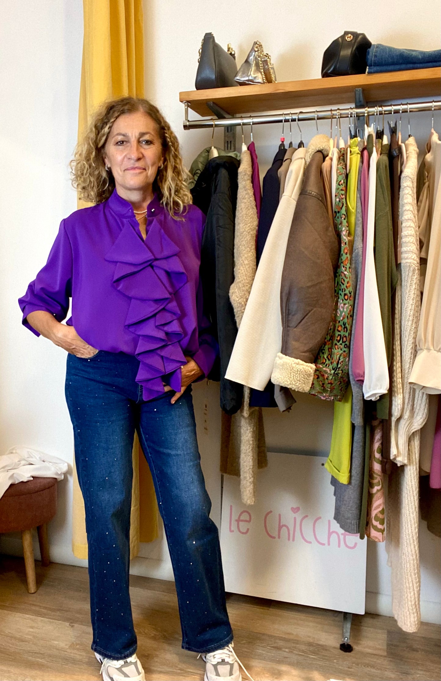Camicia ruches Adriana 60401w