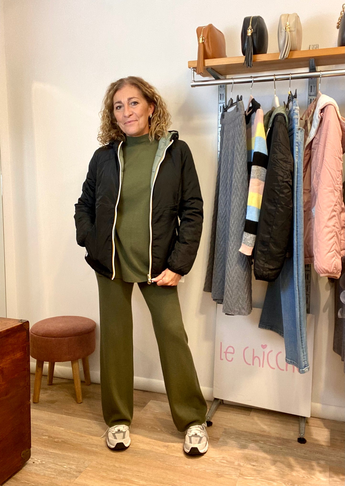 Giacca a vento Priscilla nera 81281
