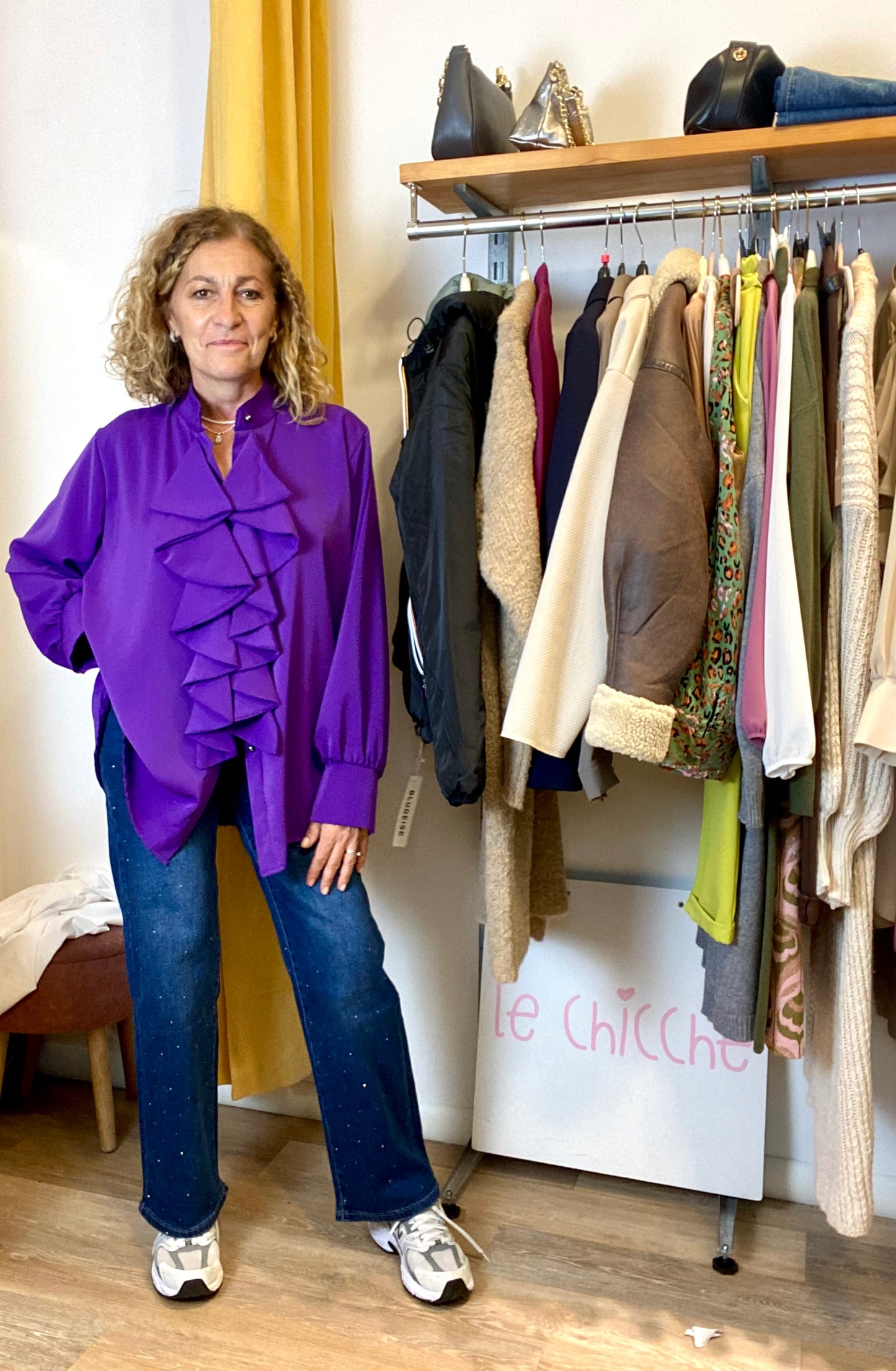 Camicia ruches Adriana 60401w