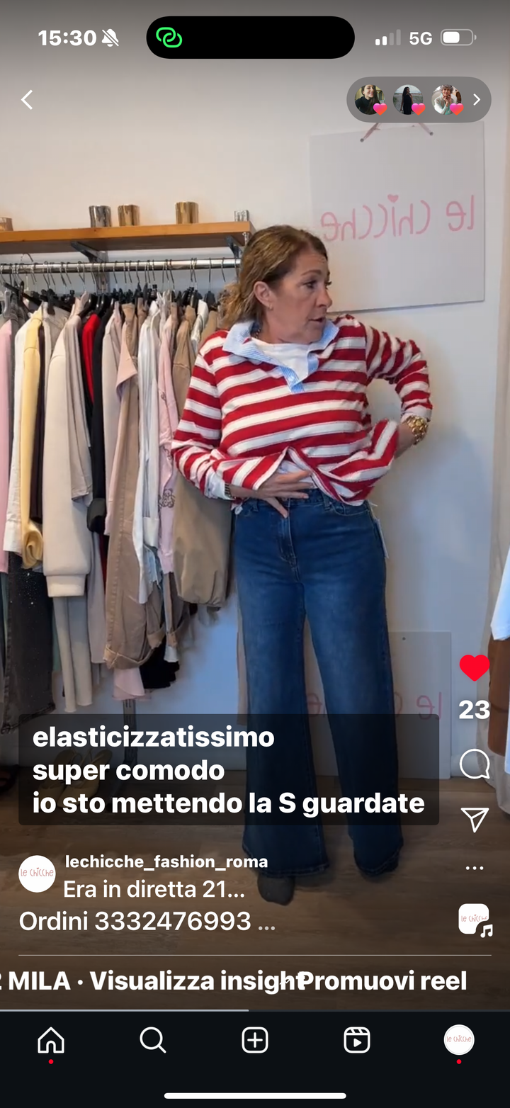 JEANS PALAZZO M004