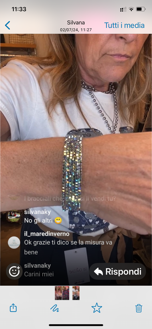 Bracciali strass