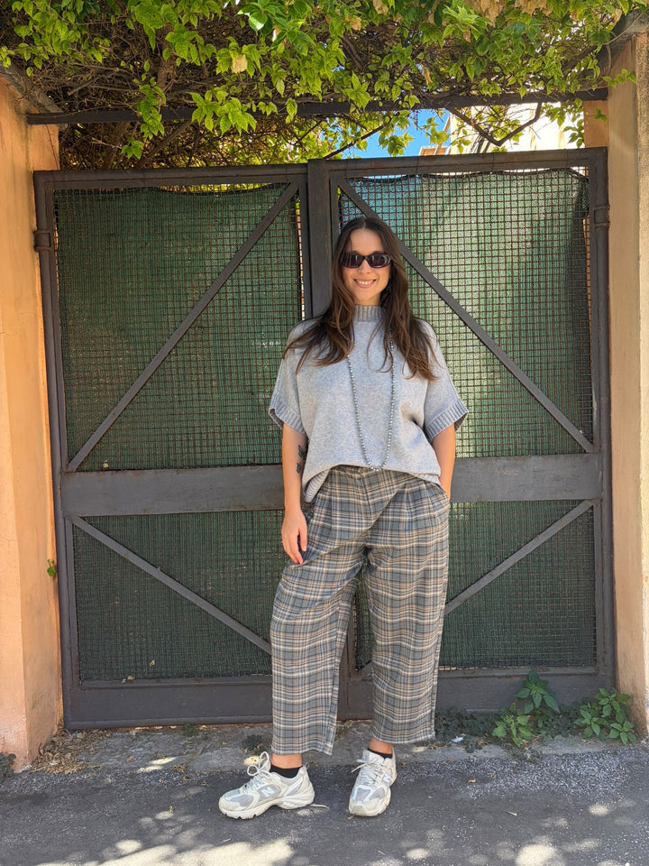 Pantaloni Ovetto Tartan