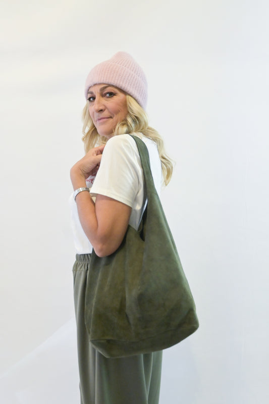 Borsa in suede Beverly