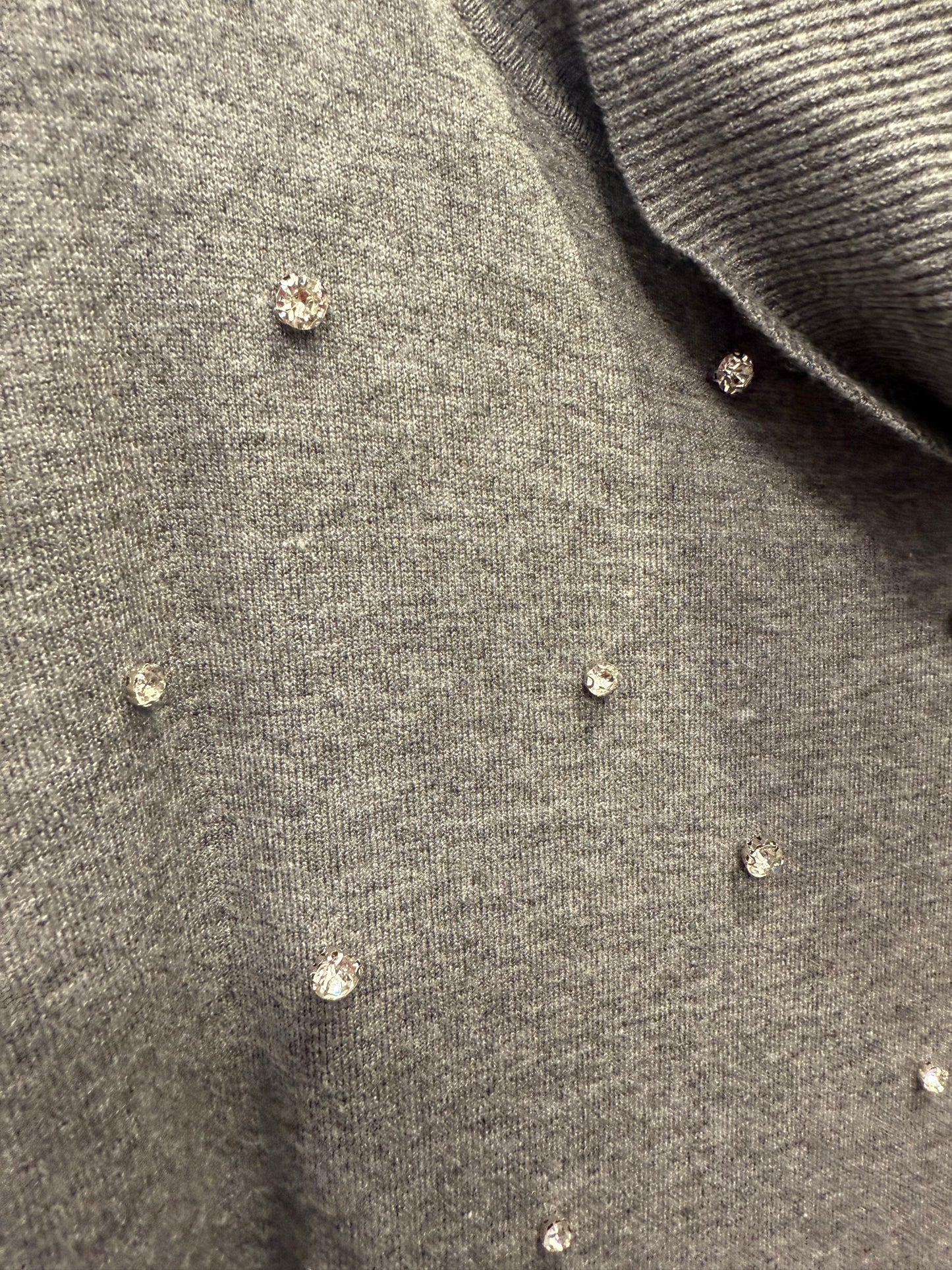 Maglione Over Collo Alto con Strass 857