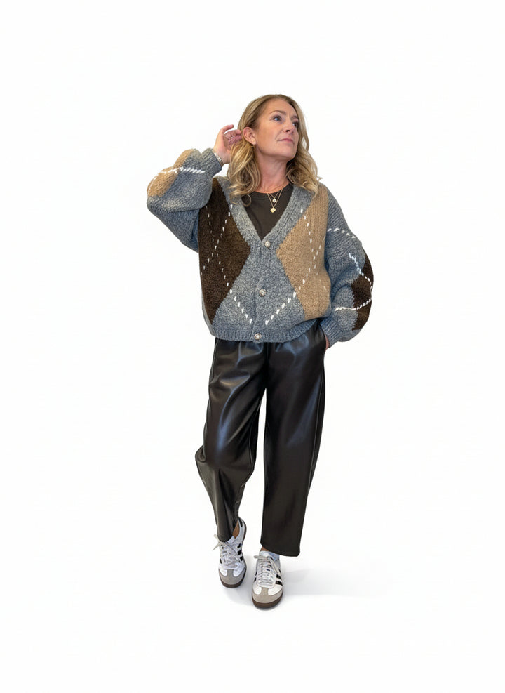 Luxury|Cardigan rombi collezione Bologna31173