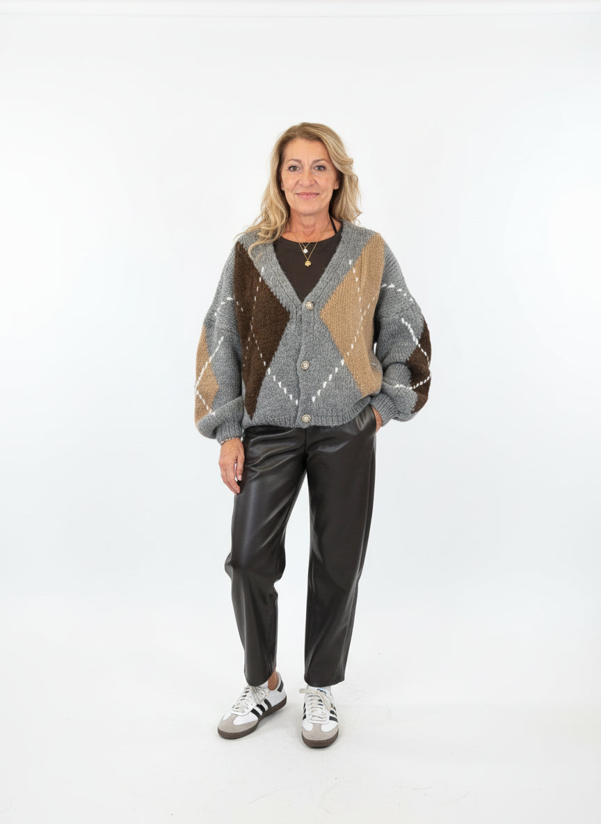 Luxury|Cardigan rombi collezione Bologna31173