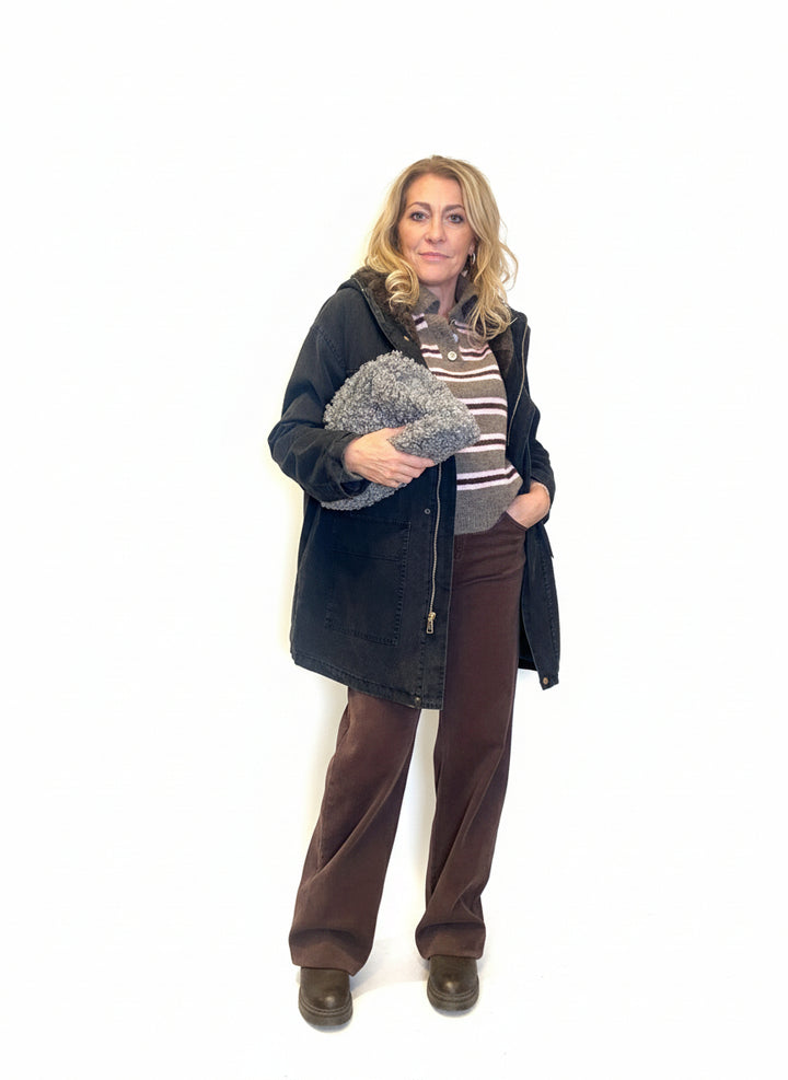 Luxury|30057 giaccone Eschimo grigio