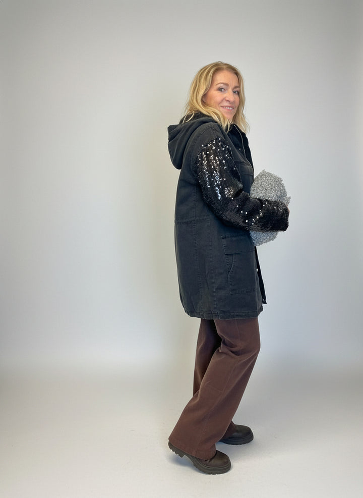 Luxury|30057 giaccone Eschimo grigio