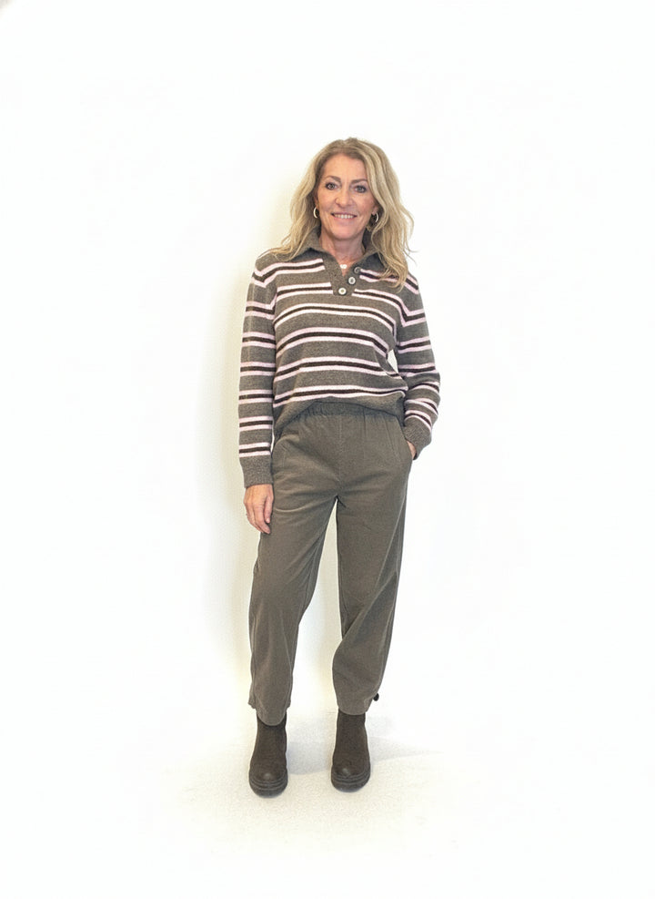 Pantalone ovetto velluto millerighe 21469