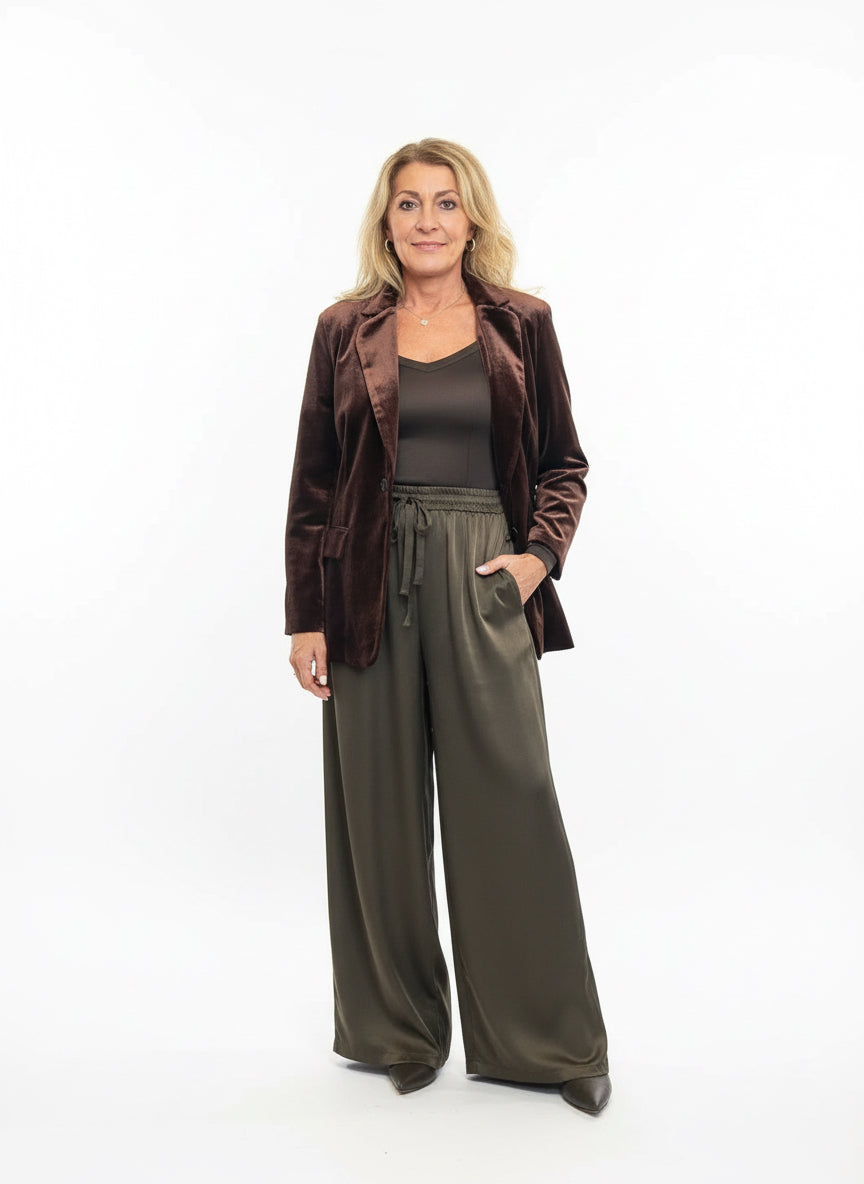 Back in stock Luxury|Blazer velluto liscio