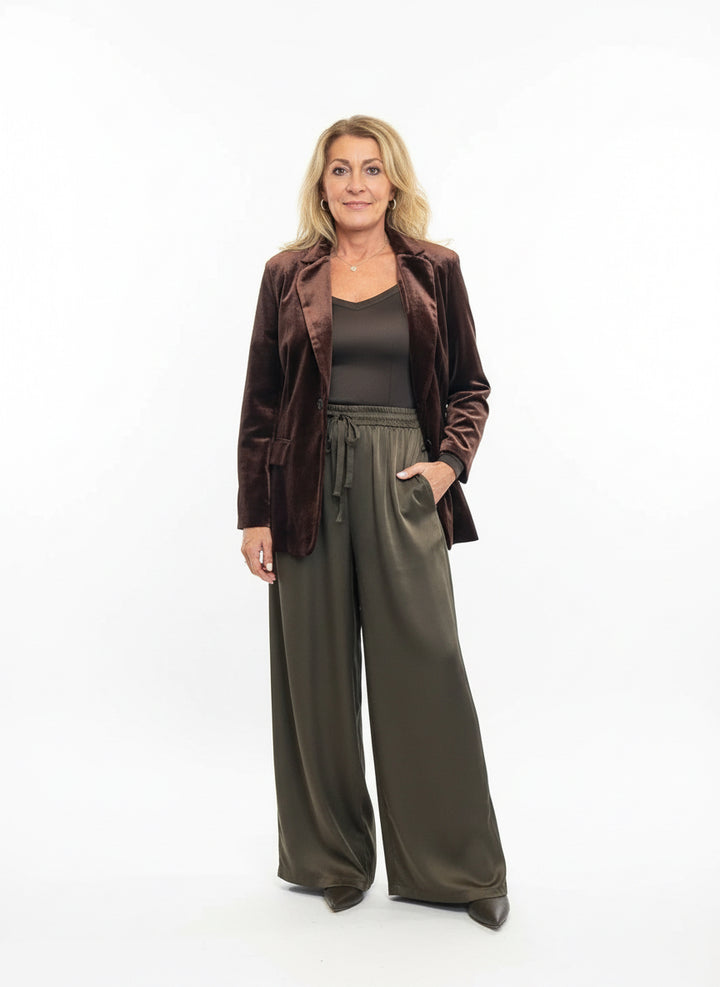 Back in stock Luxury|Blazer velluto liscio