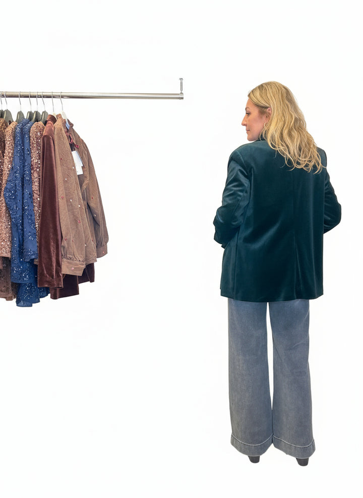 Back in stock Luxury|Blazer velluto liscio