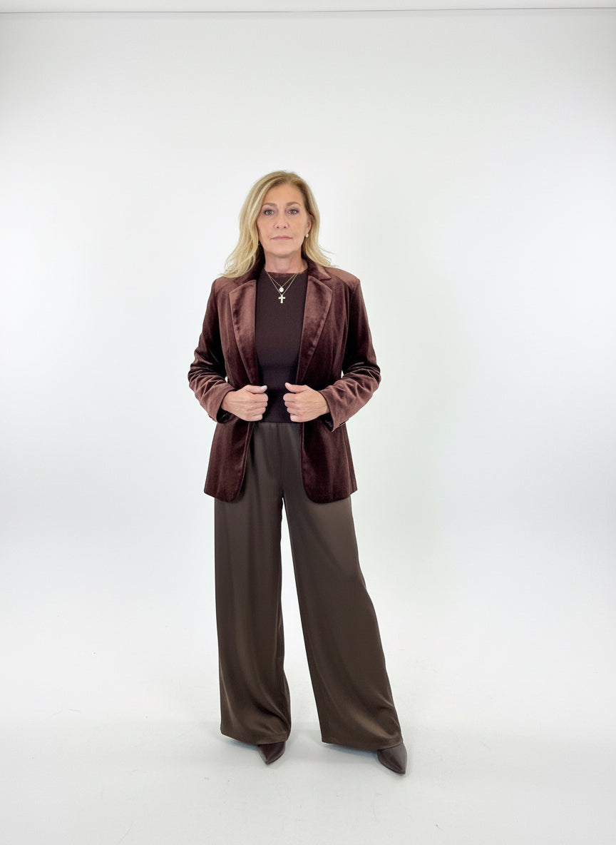 Back in stock Luxury|Blazer velluto liscio
