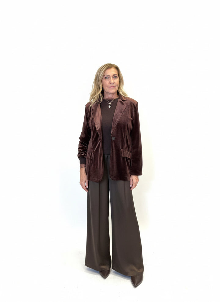 Back in stock Luxury|Blazer velluto liscio