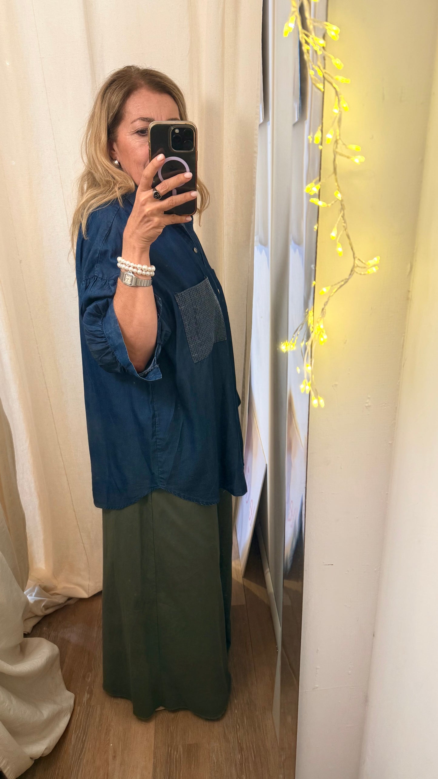 Camicia jeans over 46plus