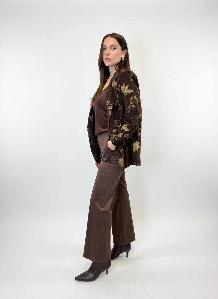 Pantaloni eco camoscio