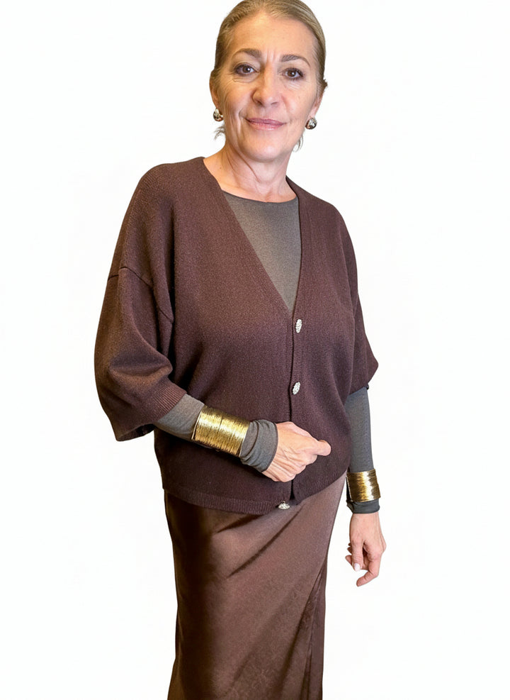 Cardigan bottoni gioiello 88331