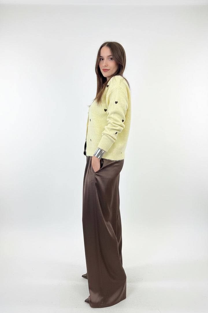 PANTALONI IN RASO