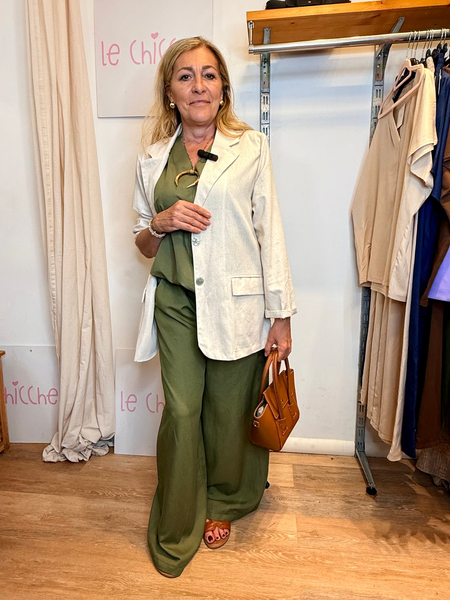 Blazer misto lino