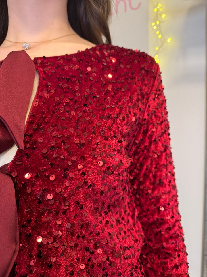 Giacchino fiocchi paillettes