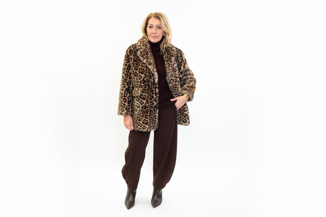Pelliccia ecologica Leo taglia M/L