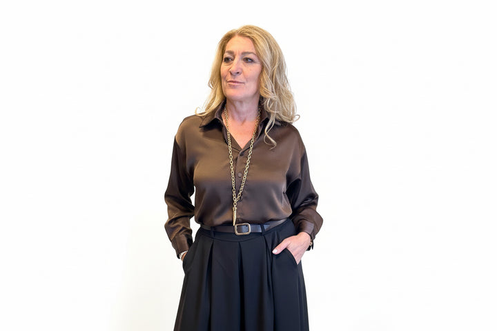 Camicia in raso 96896