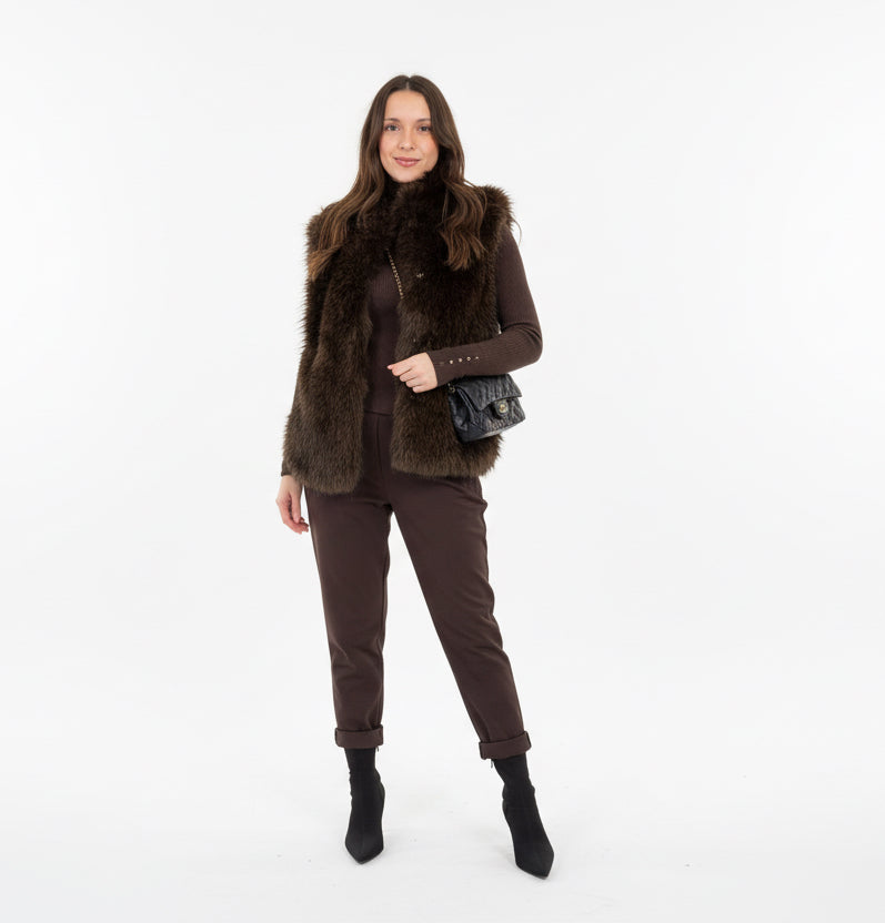Gilet eco Fur Nora
