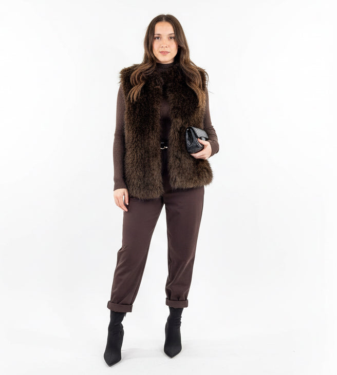 Gilet eco Fur Nora