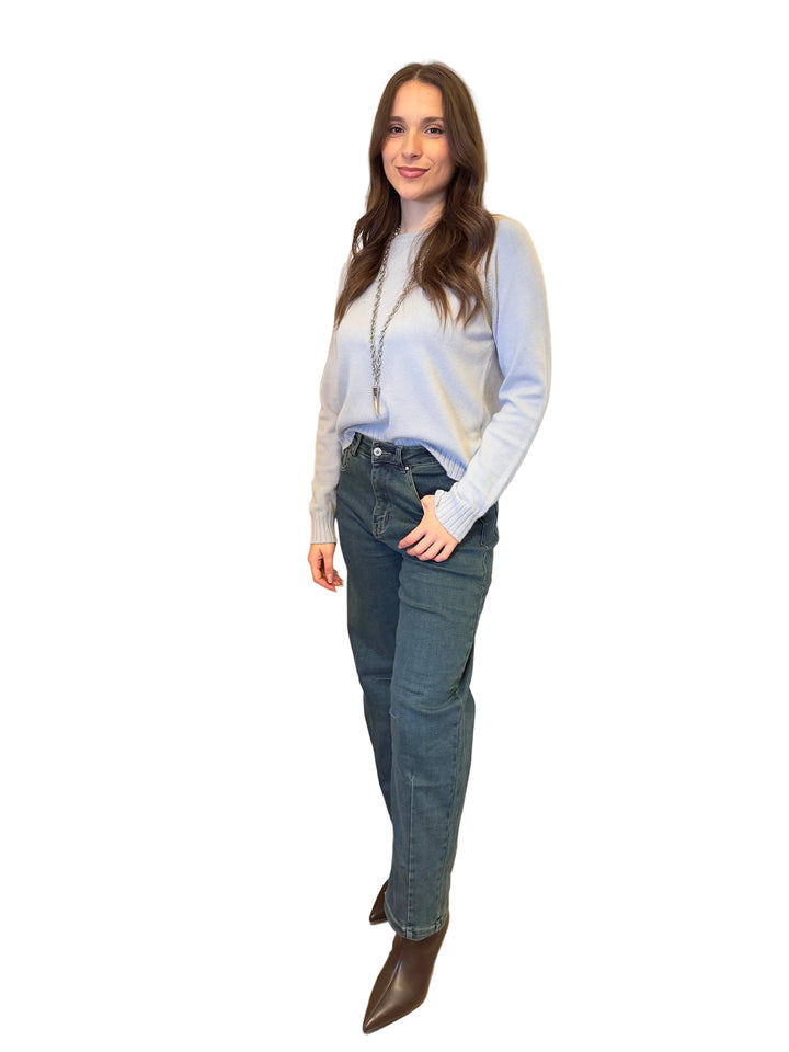 Jeans Ovetto blu delavè