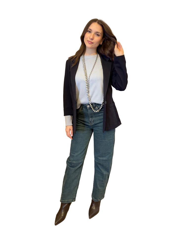 Jeans Ovetto blu delavè