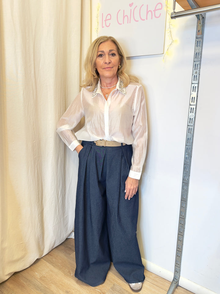 Jeans palazzo ampio  Giulia