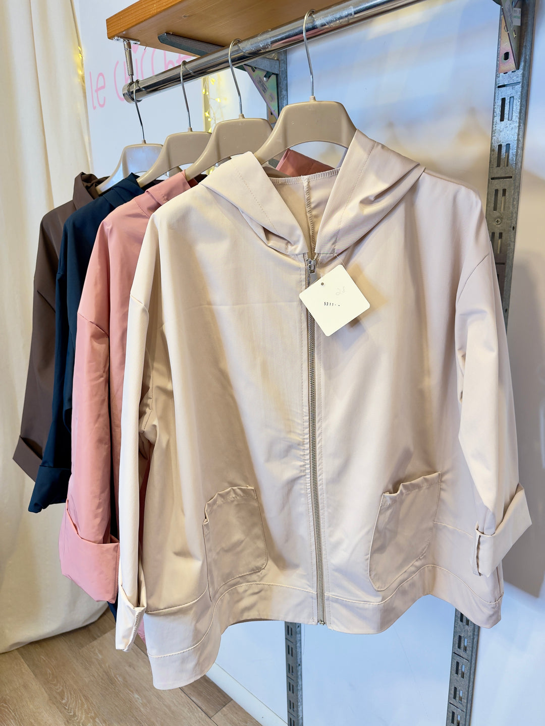 Giacca Impermeabile con cappuccio cod. 5311