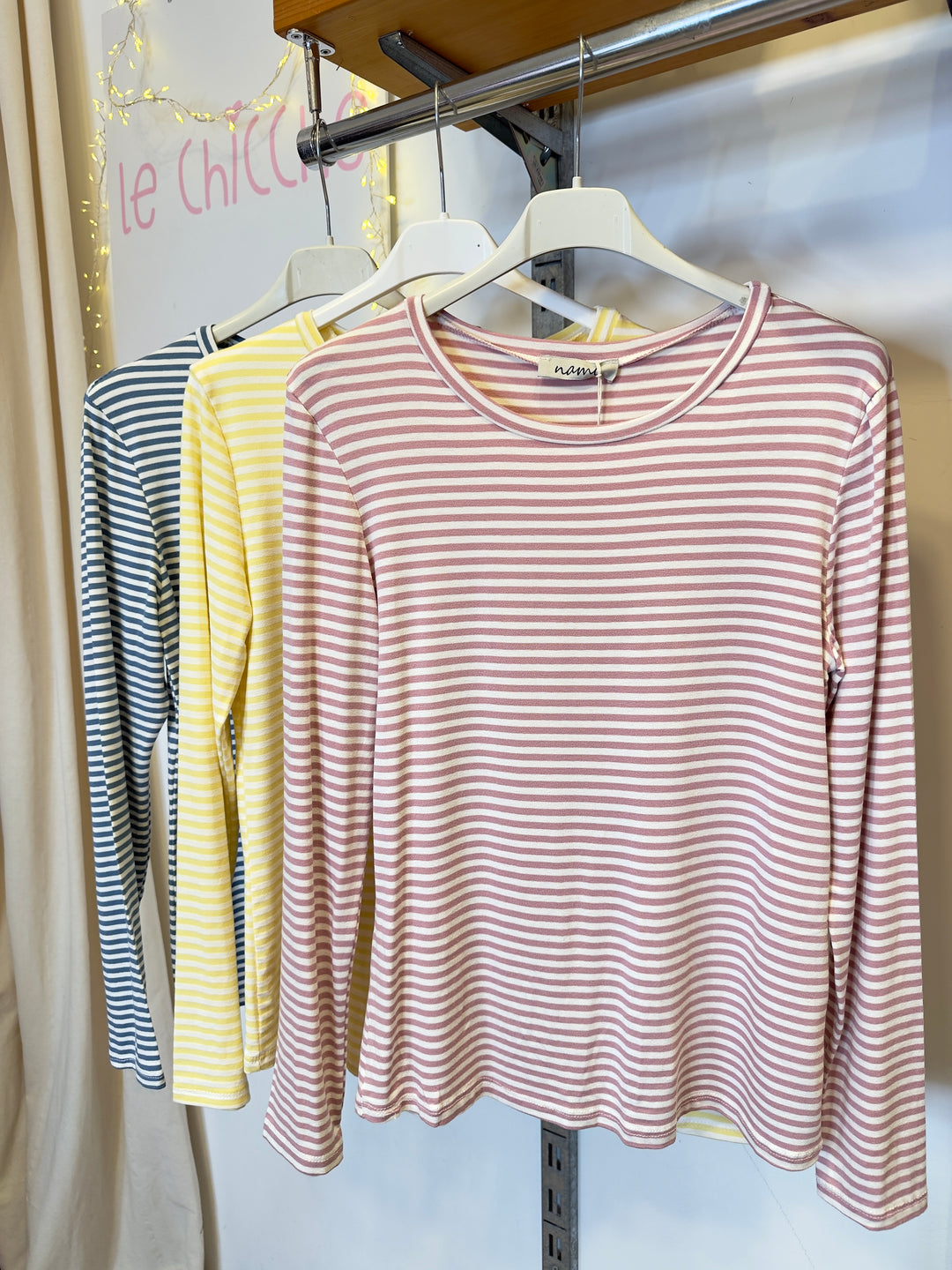 Sottogiacca a righe cod. R20950