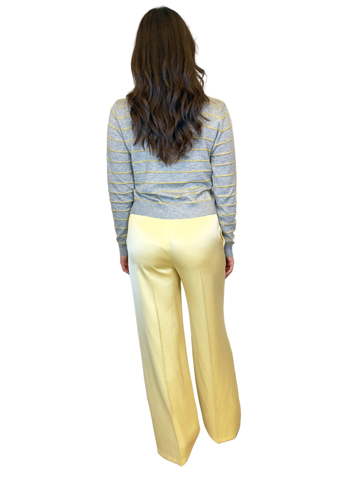 Pantaloni palazzo in raso