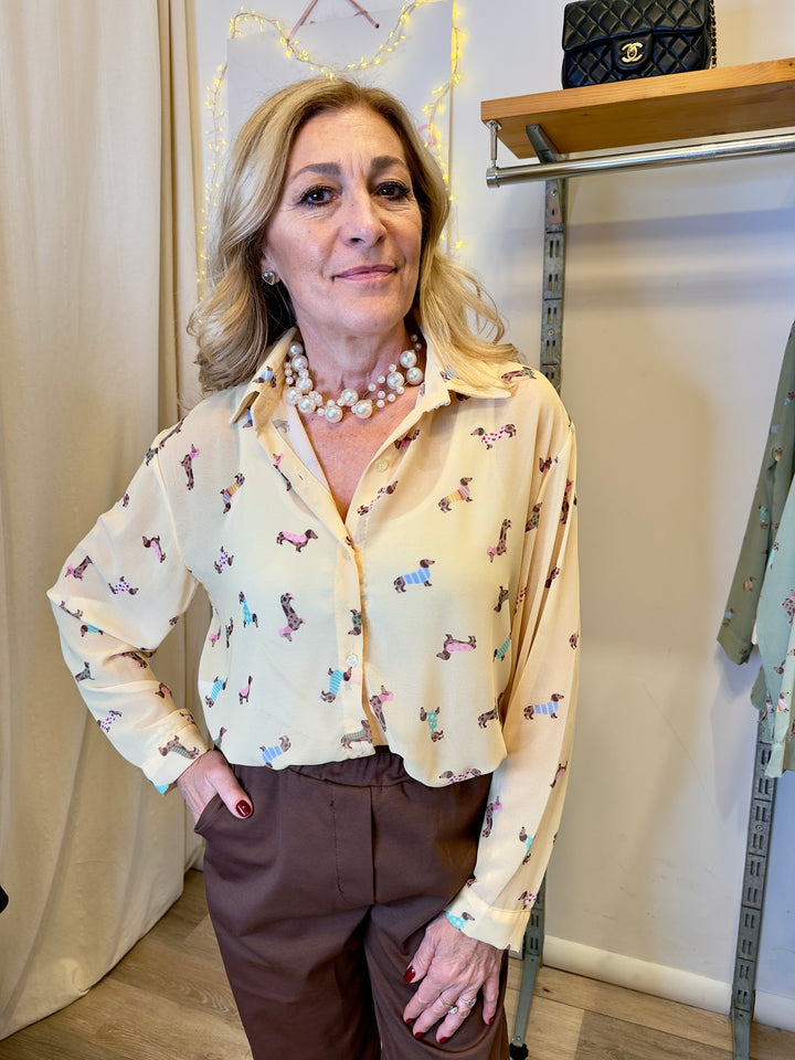 Camicia bassotti in georgette cod. 1215760950