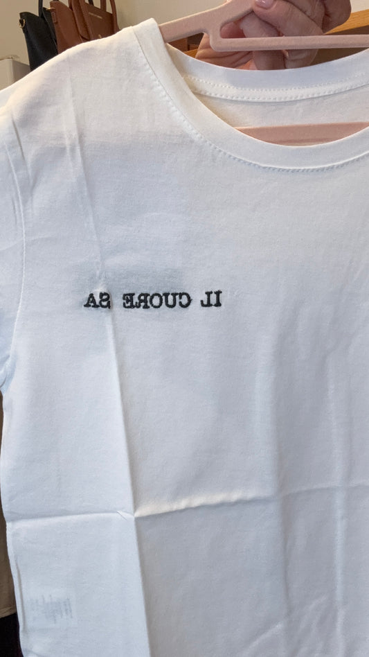 T-shirt il cuore sa