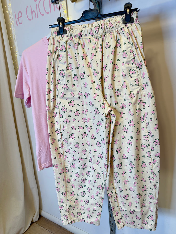 Pantaloni ovetto flowers